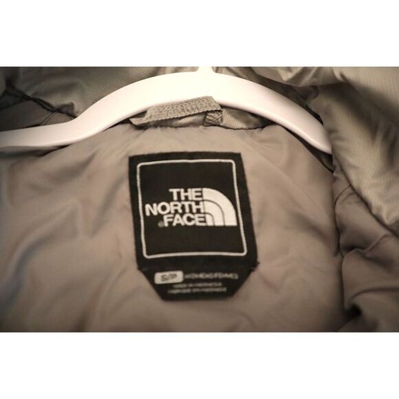 The North Face TB5M/TN5M Women’s Sz Small LT Gray Harway Full Zip Puffer Jacket - Picture 3 of 9